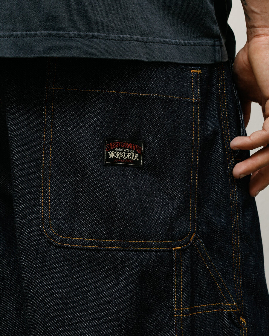raw denim work short