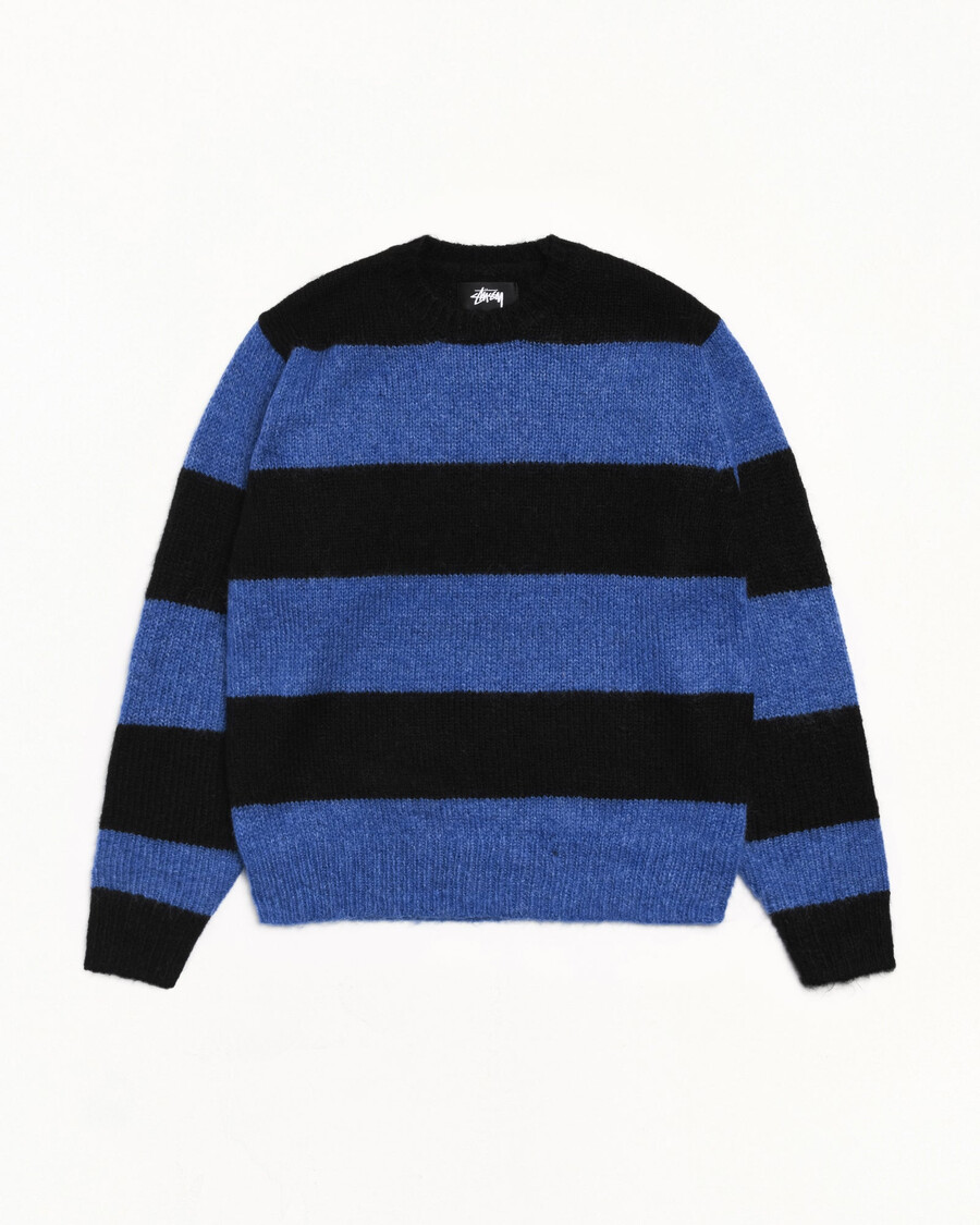 mohair-streifenpullover