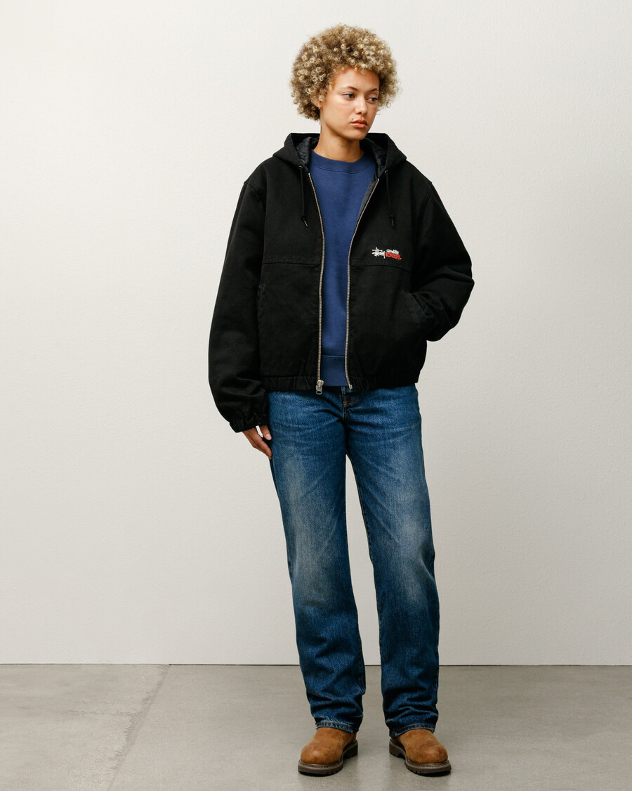 isolierte arbeitsjacke aus canvas