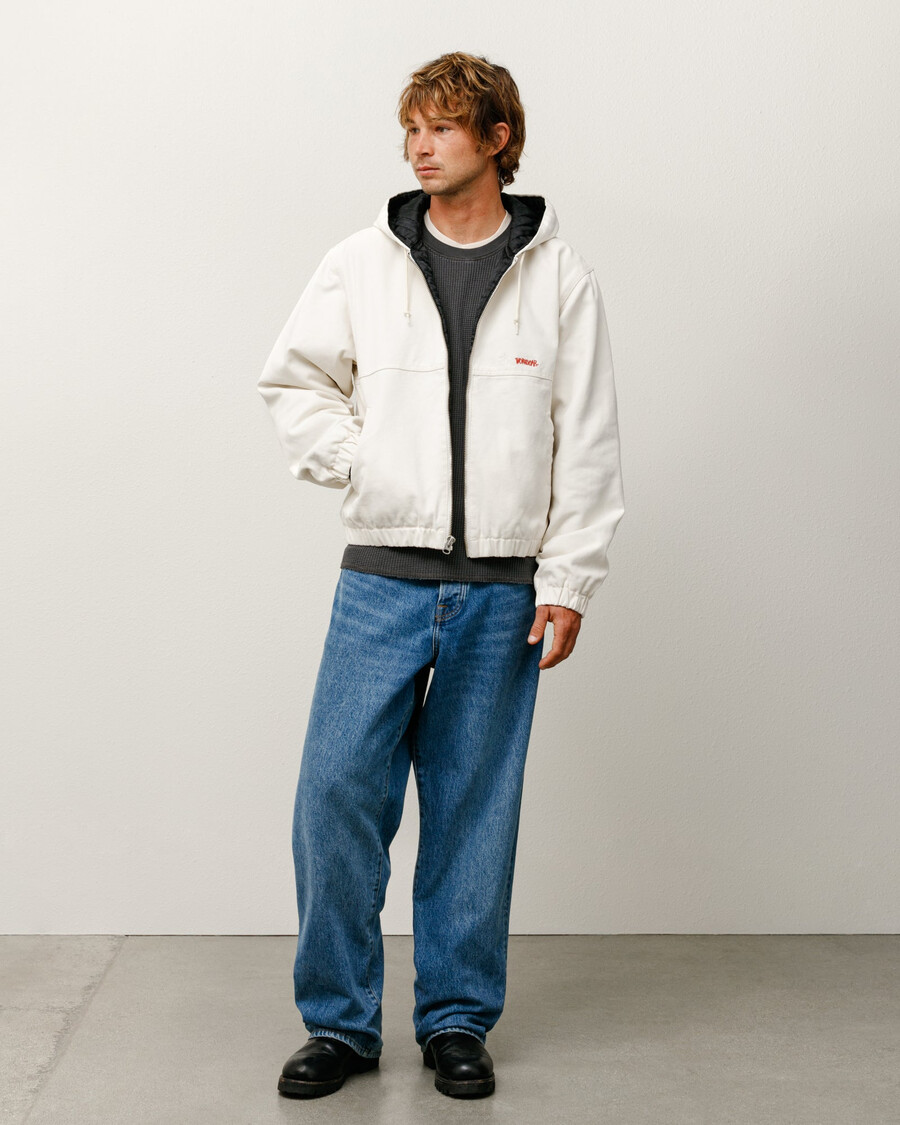 isolierte arbeitsjacke aus canvas