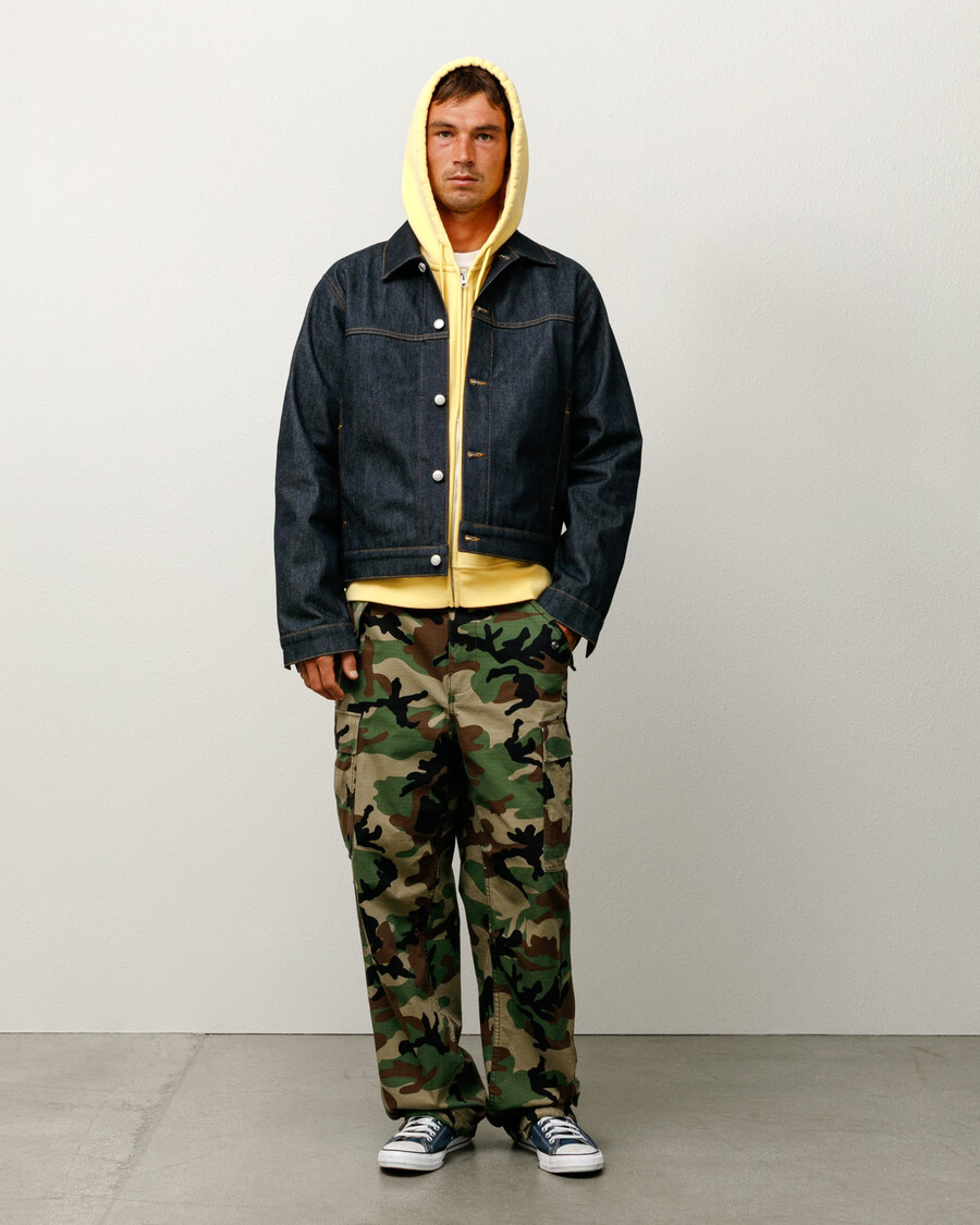 truckerjacke aus denim