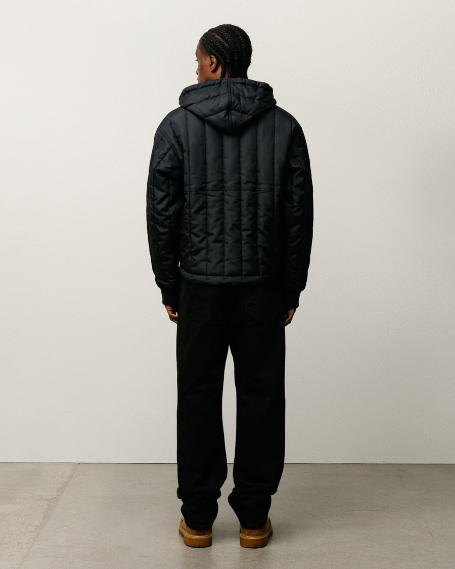 gesteppte nylon-arbeitsjacke