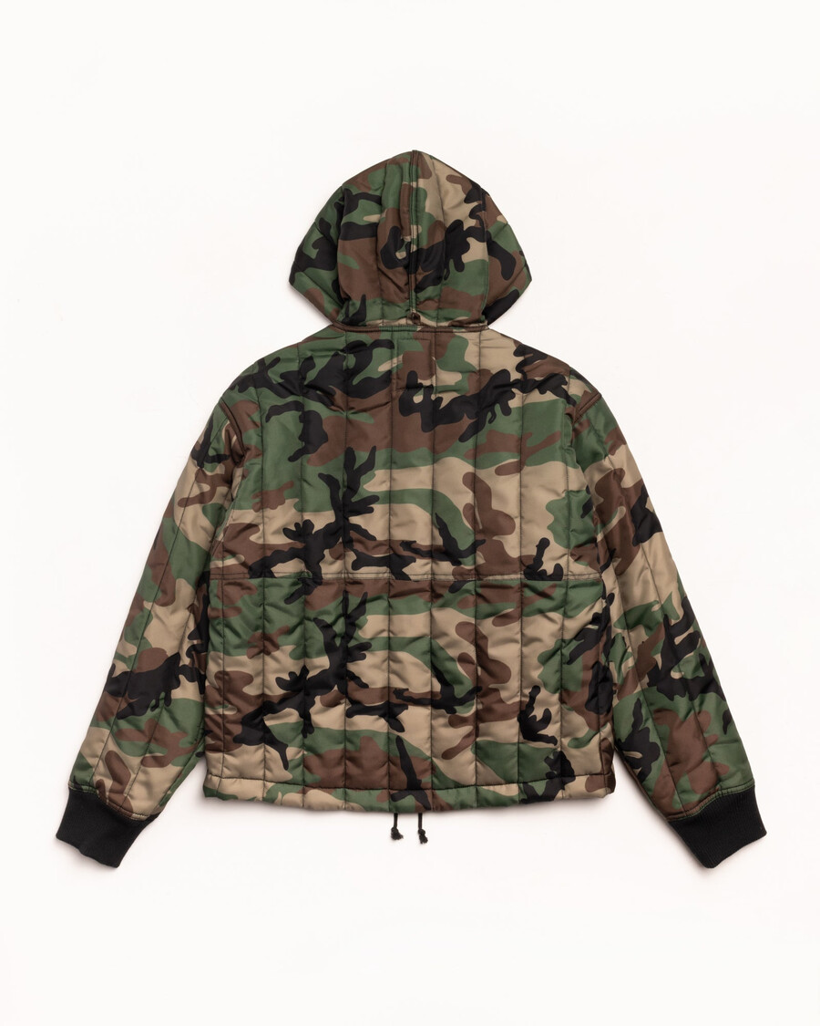 gesteppte nylon-arbeitsjacke