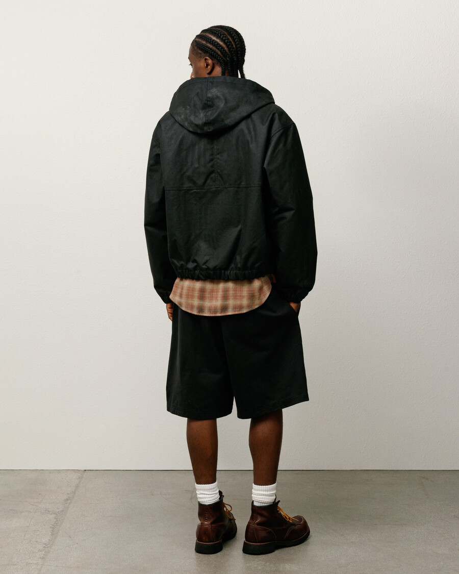 arbeitsjacke aus gewachster baumwolle