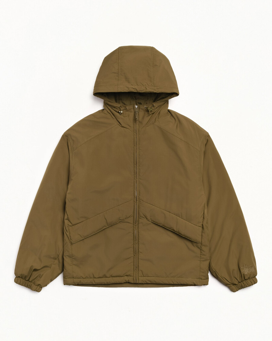 isolierte kapuzenjacke