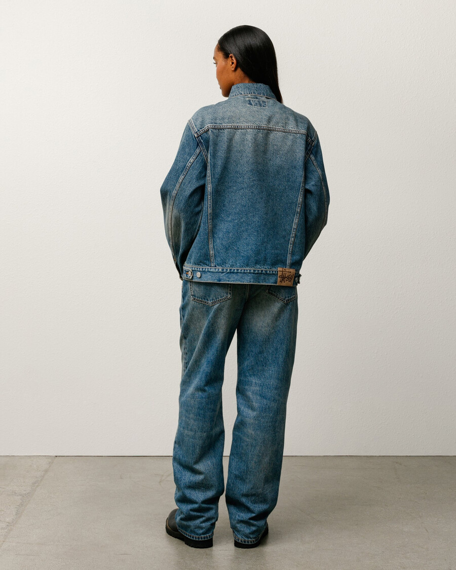 truckerjacke aus denim