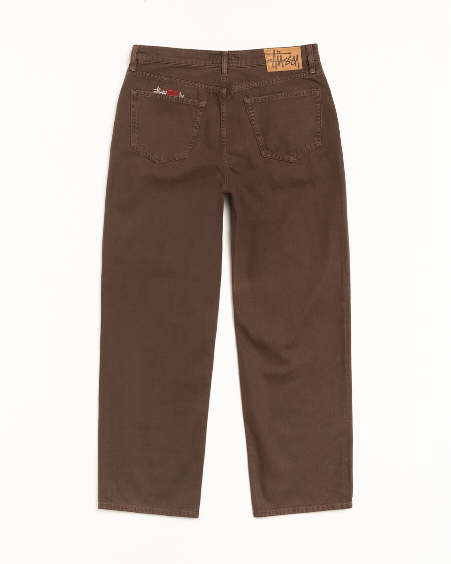 große alte hose aus gewaschenem canvas