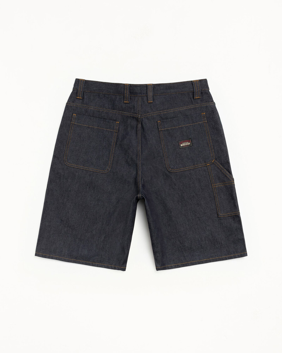 raw denim work short