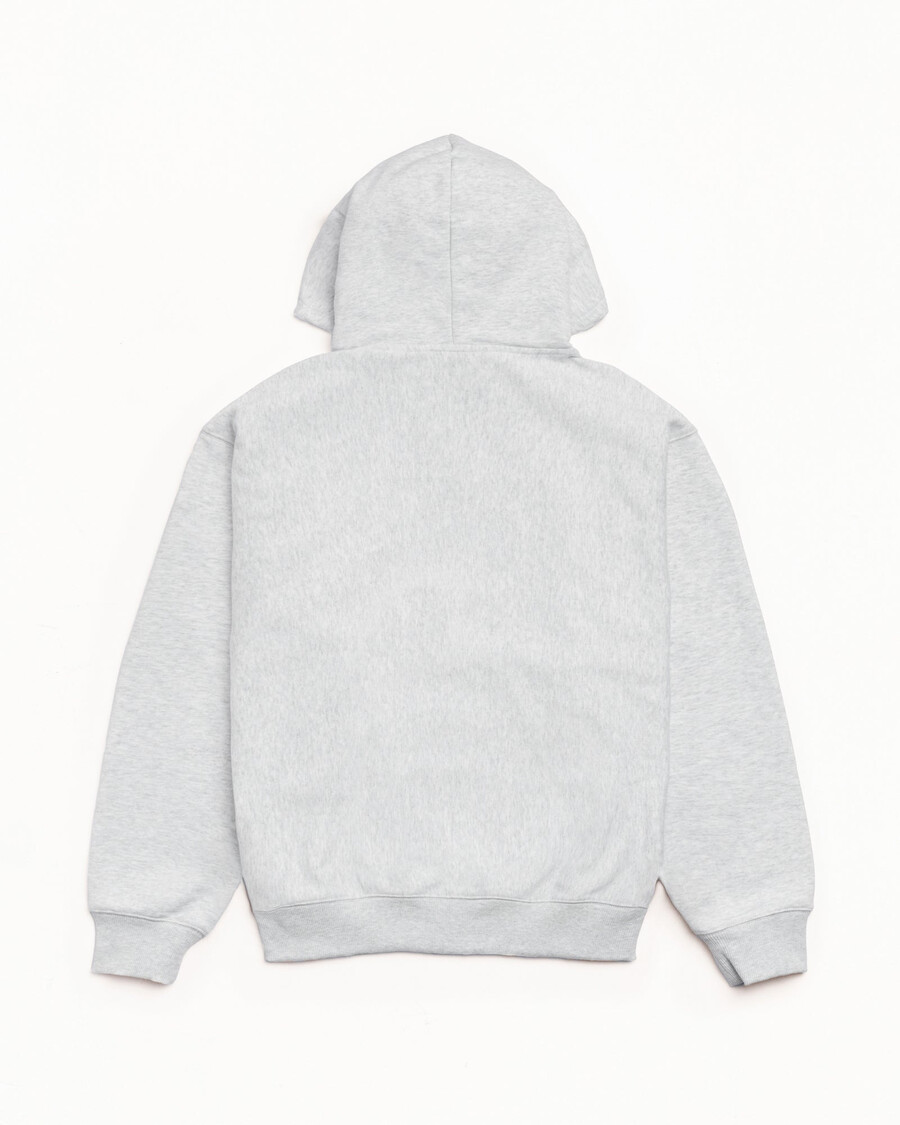 hoodie mit doppelstreifenstickerei