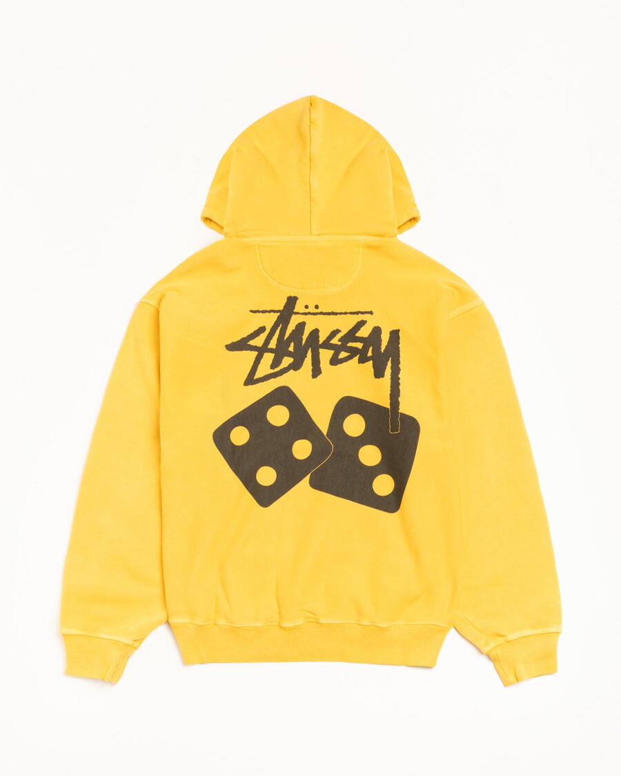 würfel-hoodie pigmentgefärbt