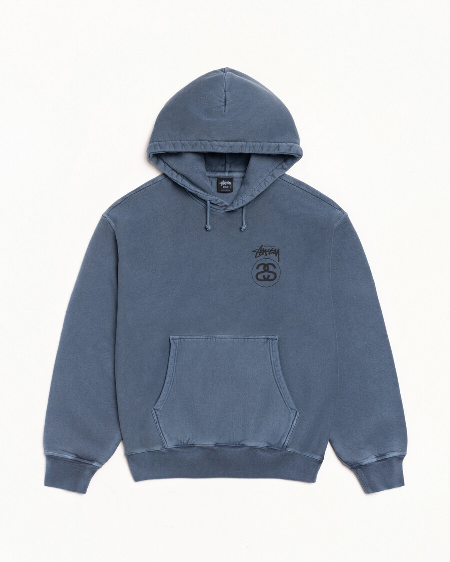 stock link hoodie pigment dyed