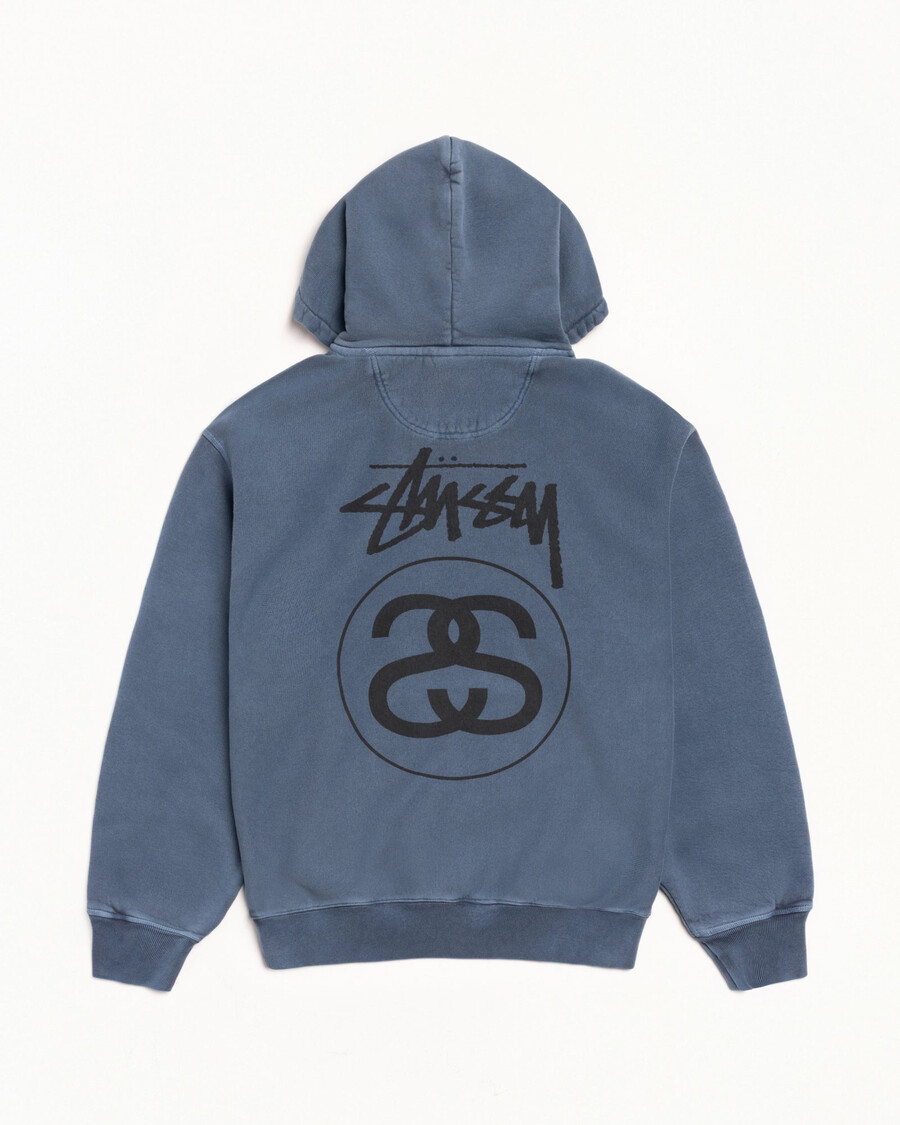 stock link hoodie pigment dyed