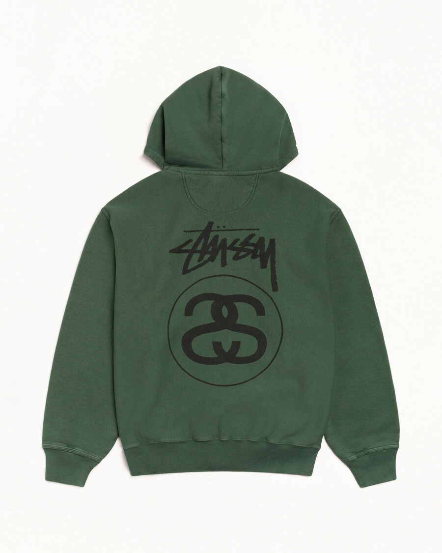 stock link hoodie pigment dyed