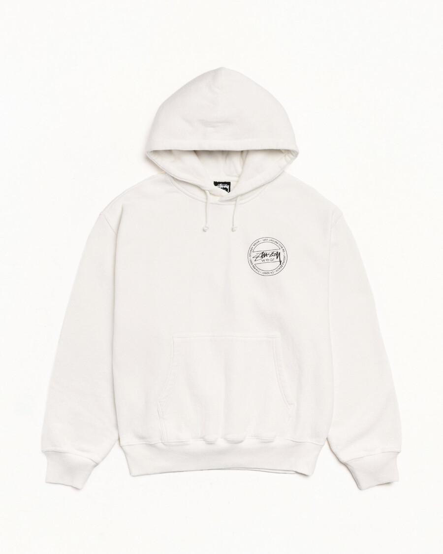 stüssy wear hoodie pigmentgefärbt