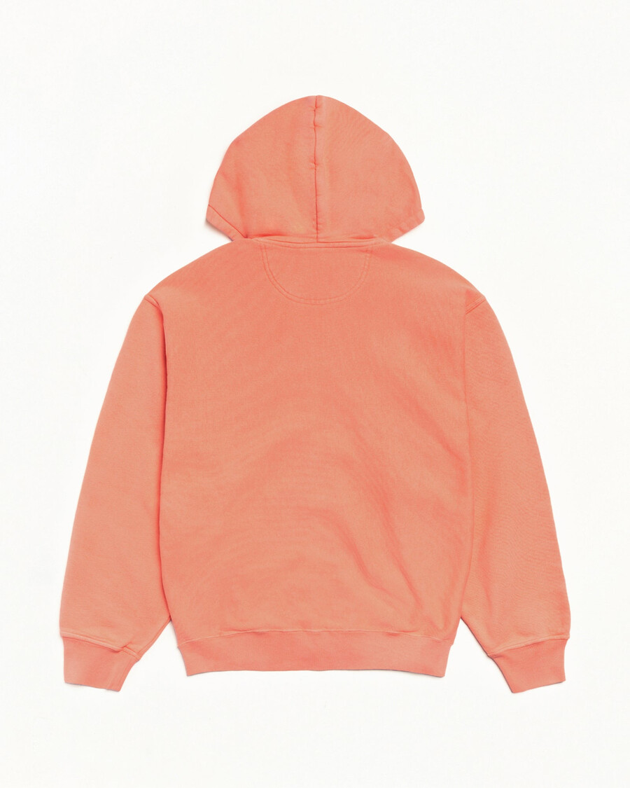 stüssy wear zip hoodie pigmentgefärbt