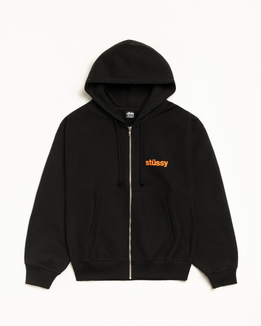 robuster kapuzenpullover mit reißverschluss