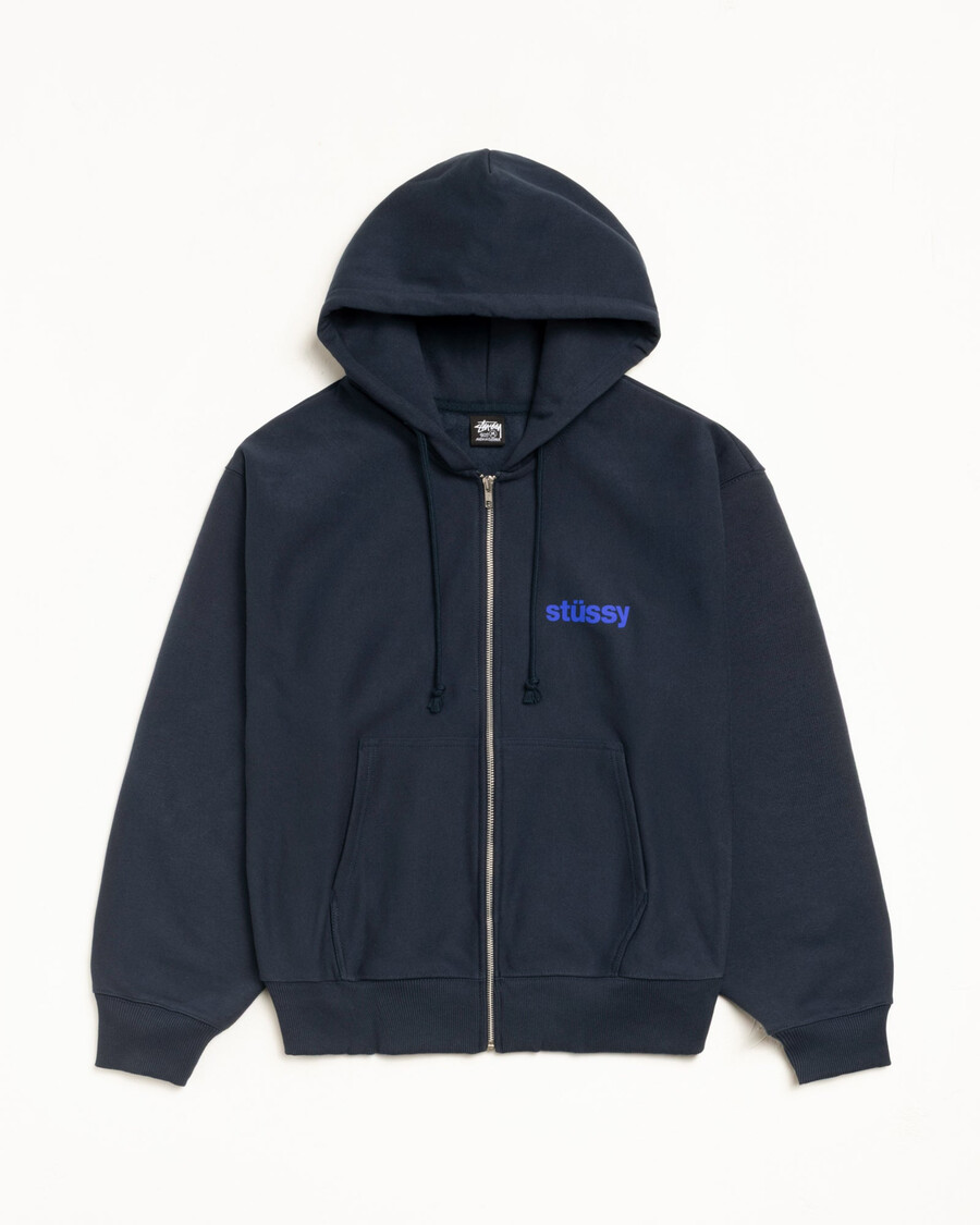 robuster kapuzenpullover mit reißverschluss