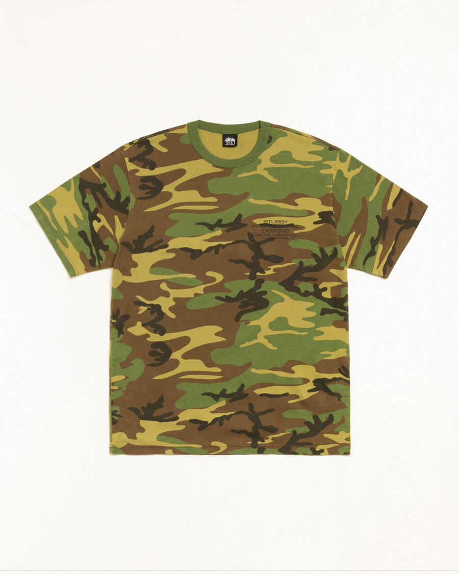 international design t-shirt pigmentgefärbt