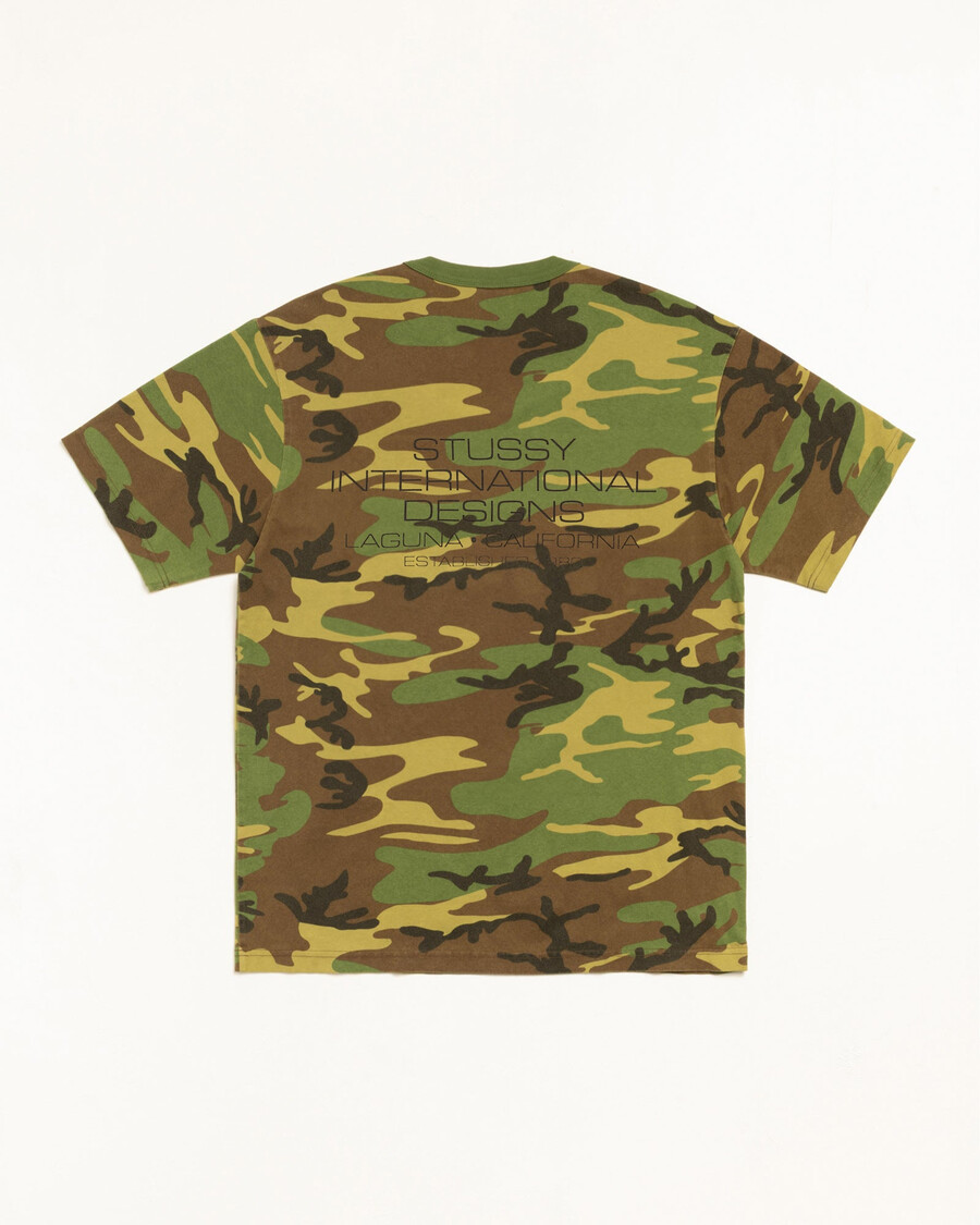 international design t-shirt pigmentgefärbt