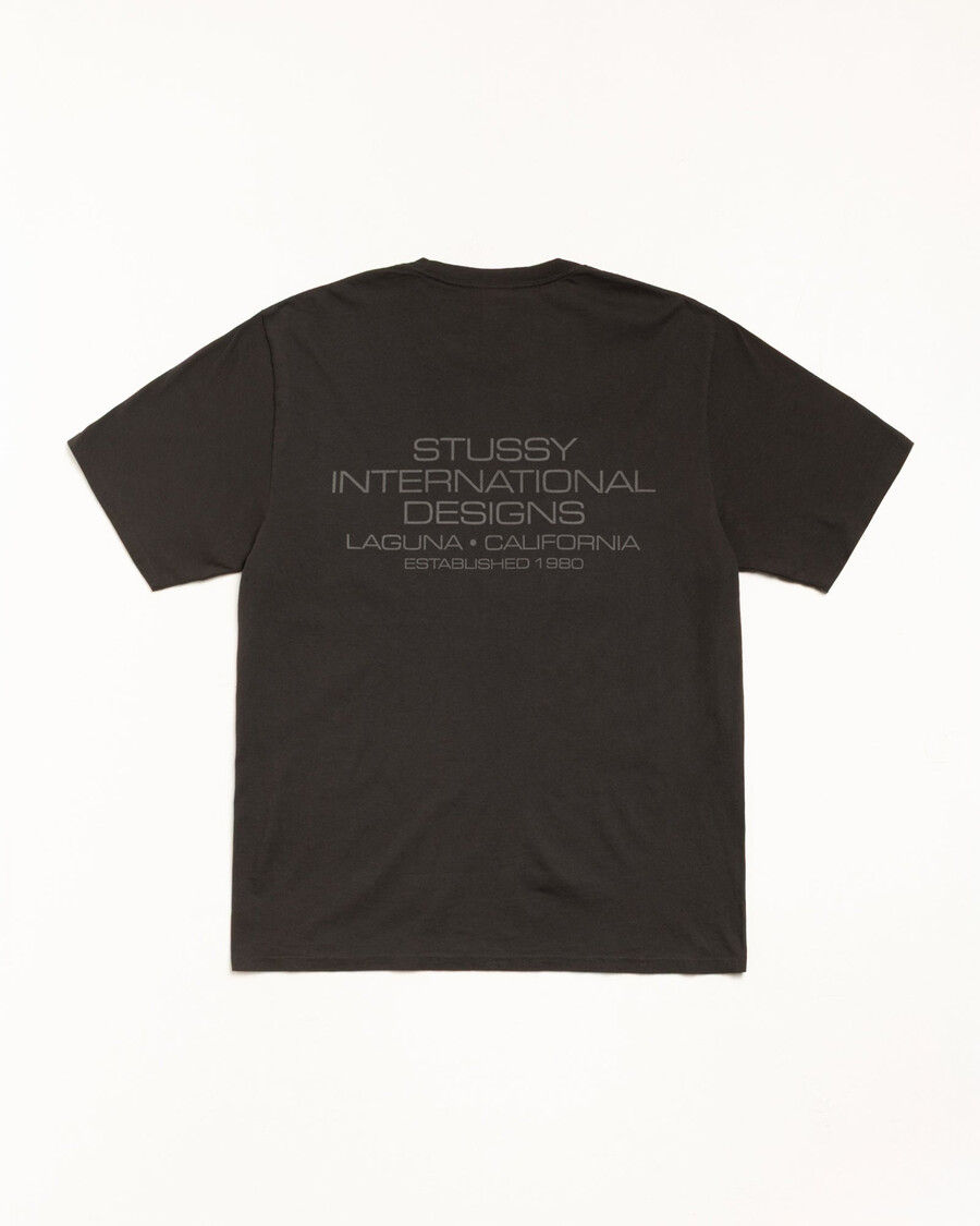 international design t-shirt pigmentgefärbt