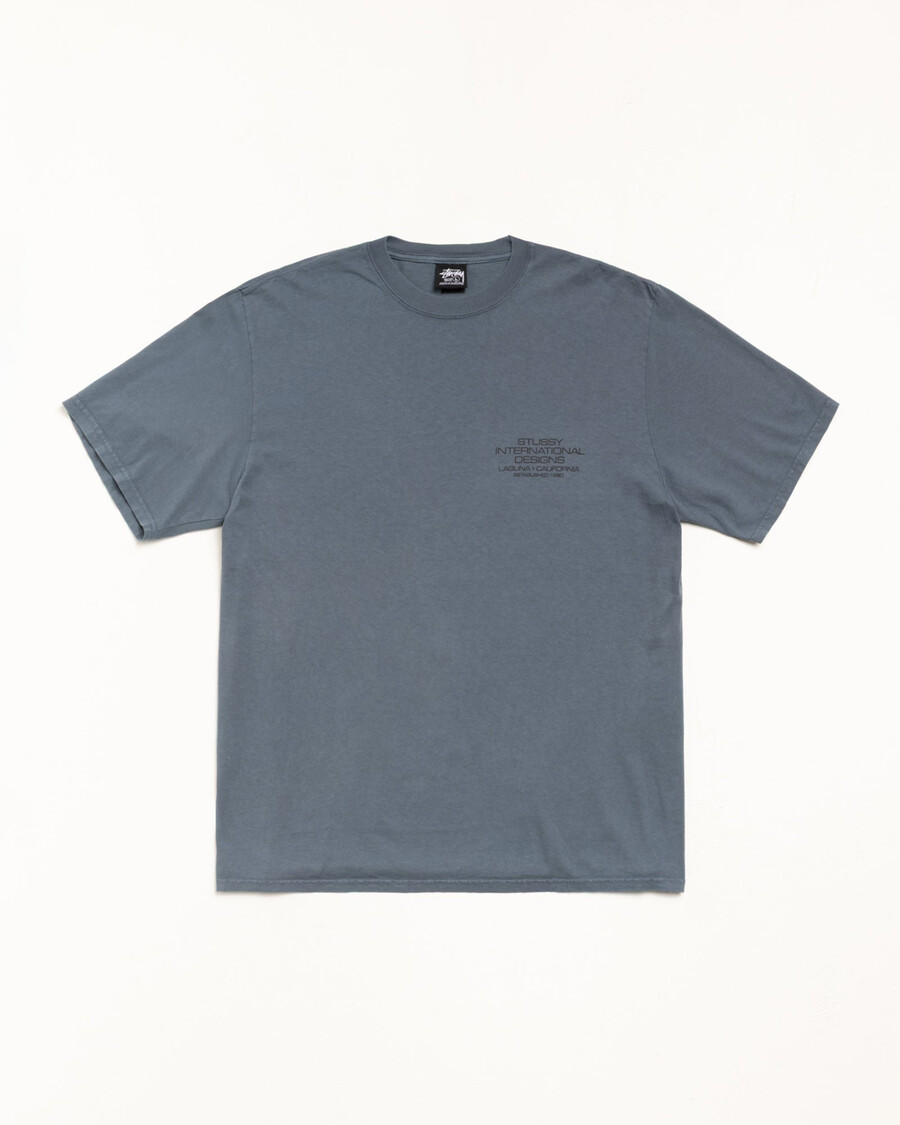 international design t-shirt pigmentgefärbt