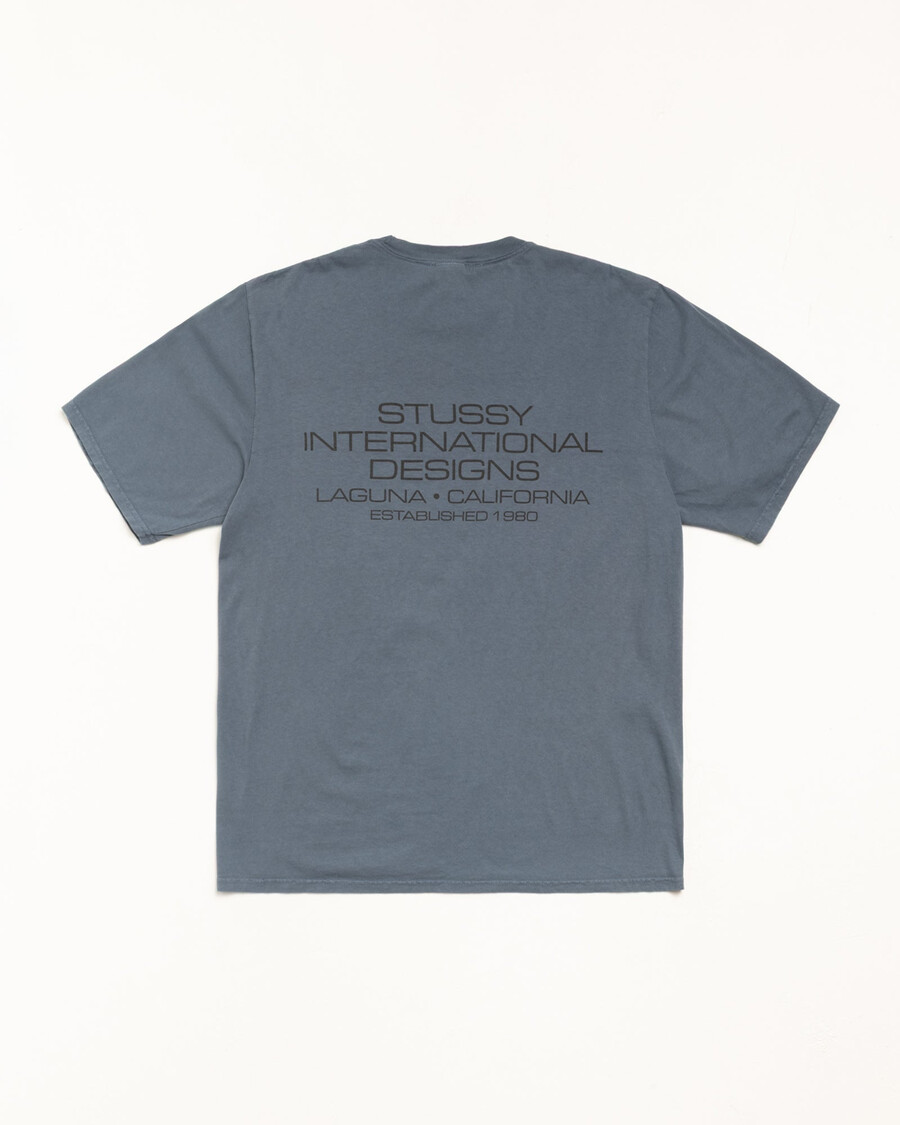 international design t-shirt pigmentgefärbt