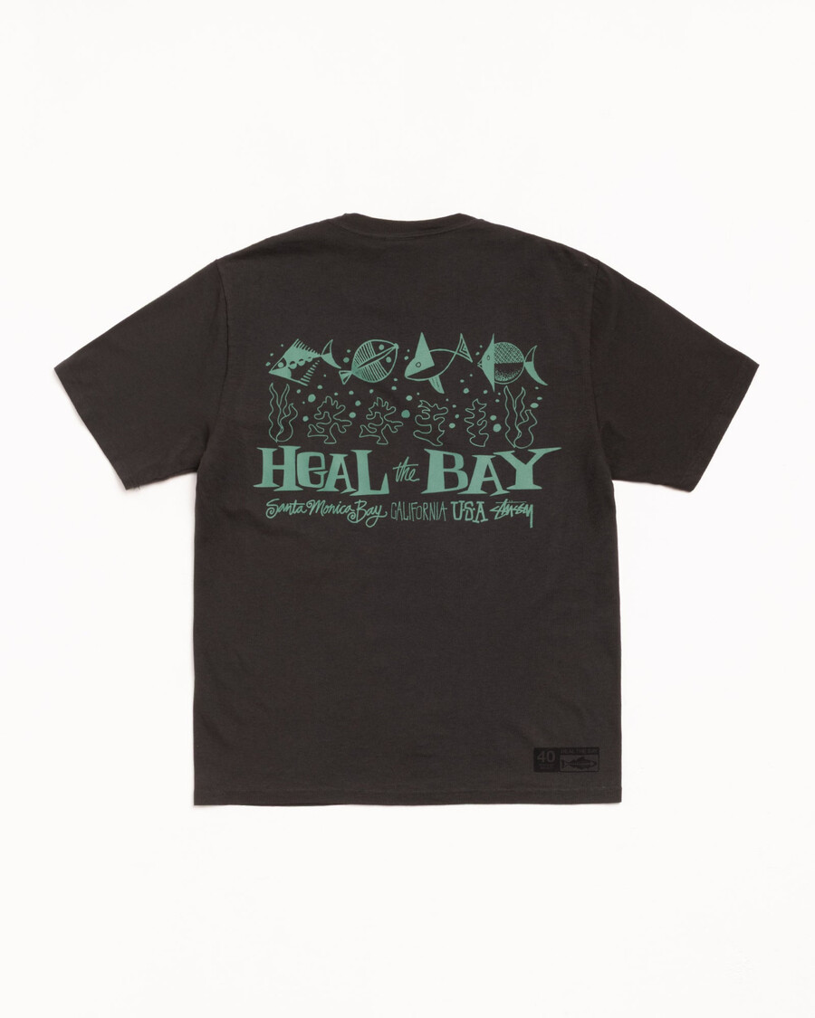 heal the bay 40 t-shirt pigmentgefärbt