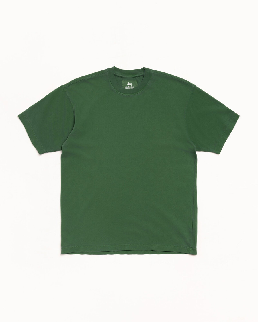 stückgefärbtes kurzarm-t-shirt