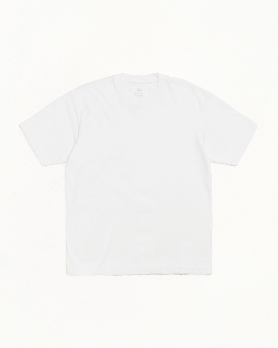 stückgefärbtes kurzarm-t-shirt